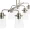 Hello Honey® Robert Stevenson Lighting Jameson Metal & Seedy Glass 6-Light Linear Chandelier